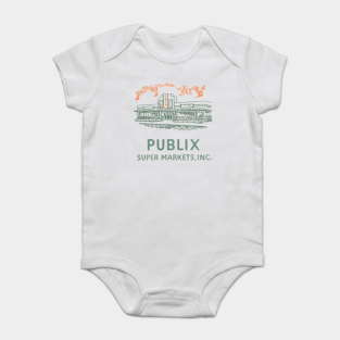 Publix Baby Bodysuit - Publix -- Vintage Store Logo by CultOfRomance